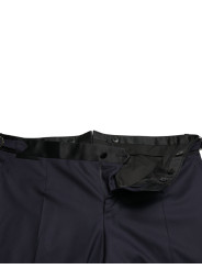 Jeans & Pants Elegant Wool-Silk Blend Cropped Dress Pants 3.620,00 € 8059579180110 | Planet-Deluxe