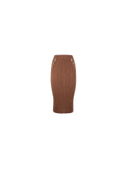 Skirts Elegant Pencil Skirt with Decorative Buttons 150,00 € 8050716465206 | Planet-Deluxe