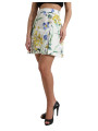 Skirts Elegant High Waist Floral Mini Skirt 2.510,00 € 8056265347963 | Planet-Deluxe
