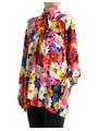 Tops & T-Shirts Floral Silk Blouse with Front Tie Fastening 4.180,00 € 8057142841901 | Planet-Deluxe