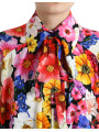 Tops & T-Shirts Floral Silk Blouse with Front Tie Fastening 4.180,00 € 8057142841901 | Planet-Deluxe