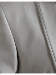 Suits Elegant Silver Slim Fit Wool-Silk Suit 5.540,00 € 8056305651234 | Planet-Deluxe