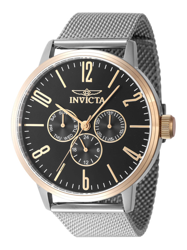 Graue Invicta Uhr mit Nylonband Graue Invicta Uhr mit Nylonband