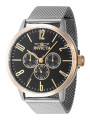 Graue Invicta Uhr mit Nylonband