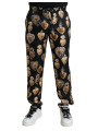 Jeans & Pants Chic Heart Print Silk Pajama Pants 2.770,00 € 8050249424671 | Planet-Deluxe