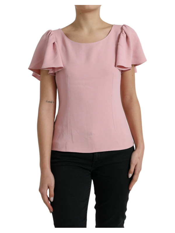 Tops & T-Shirts Chic Pink Bell Sleeve Top 1.400,00 € 8054802326754 | Planet-Deluxe