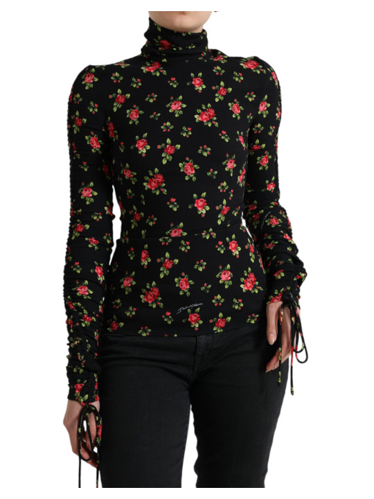 Tops & T-Shirts Elegant Floral Silk Blend Top 1.950,00 € 8057142156005 | Planet-Deluxe