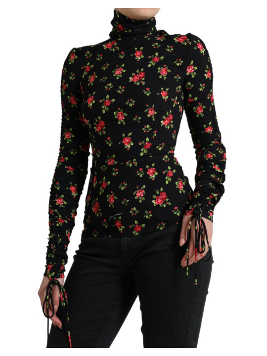 Tops & T-Shirts Elegant Floral Silk Blend Top 1.950,00 € 8057142156005 | Planet-Deluxe