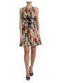 Dresses Floral Elegance Silk Chiffon Mini Dress 5.200,00 € 8050249425999 | Planet-Deluxe