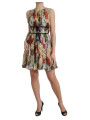 Dresses Floral Elegance Silk Chiffon Mini Dress 5.200,00 € 8050249425999 | Planet-Deluxe