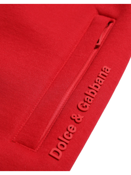 Jeans & Pants Sizzling Red Cotton Blend Jogger Pants 1.690,00 € 8057142936461 | Planet-Deluxe