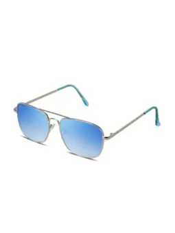 "Twig Ruskin Aviator Sonnenbrille Blau - UV3 Schutz, Metall"