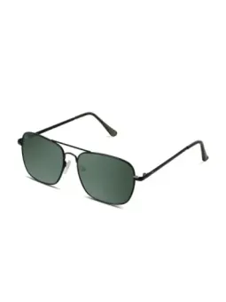 Twig Ruskin Unisex Sonnenbrille - Grüner Metallrahmen UV3