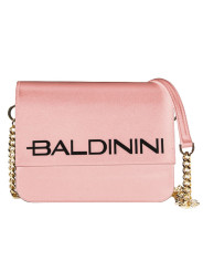 Handbags Elegant Pink Calfskin Handbag with Chain Strap 310,00 € 8056034457824 | Planet-Deluxe