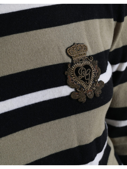 Sweaters Multicolor Striped Wool Turtleneck Sweater 2.230,00 € 8057155591824 | Planet-Deluxe