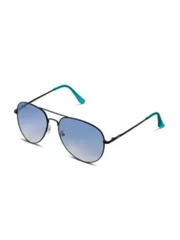 "Twig Blau Unisex Sonnenbrille – Metall, Frühling/Sommer"