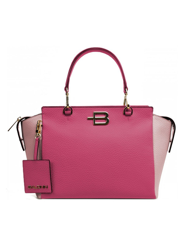 Handbags Elegant Fuchsia Textured Calfskin Handbag 410,00 € 8056034445043 | Planet-Deluxe