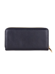 Wallets Chic Black Leather Zip Wallet 170,00 € 8056034479772 | Planet-Deluxe