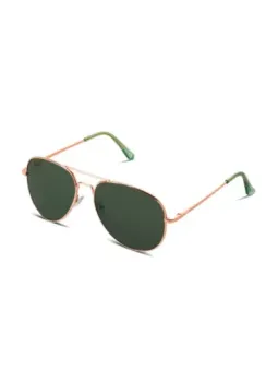 "Twig Pennac Grün Unisex Sonnenbrille - Metall, UV3 Schutz"