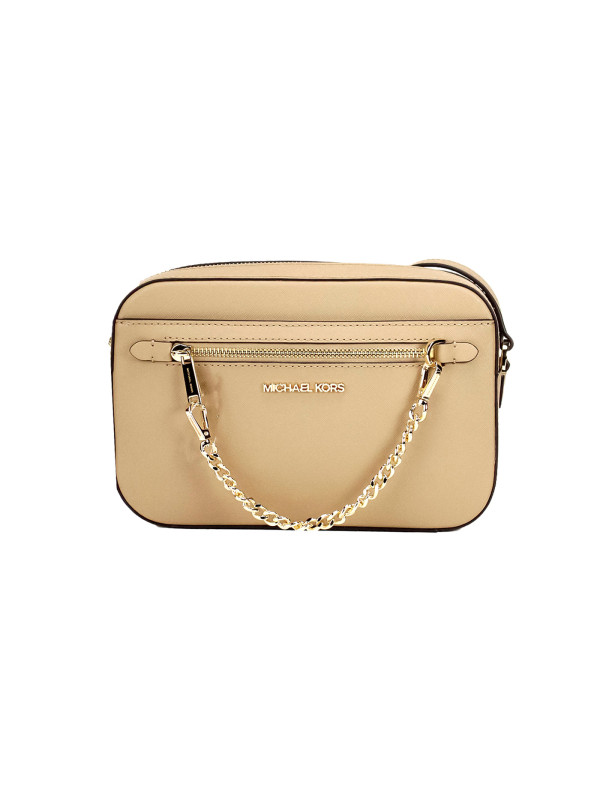 Crossbody Bags Jet Set East West Large Camel Leather Zip Chain Crossbody Bag 400,00 € 0196163768649 | Planet-Deluxe