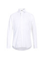 Shirts Sophisticated White Cotton Shirt with Embroidered Logo 300,00 €  | Planet-Deluxe