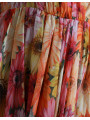 Dresses Elegant Floral Silk Midi Dress with V-Neck 7.020,00 € 8057142373761 | Planet-Deluxe