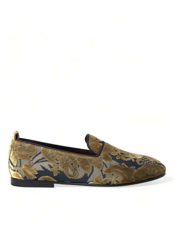 Formal Opulent Gold Velvet Smoking Slippers 2.210,00 € 8050246188415 | Planet-Deluxe