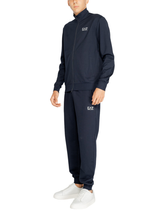 Navy Ea7 Trainingsanzug mit Logos