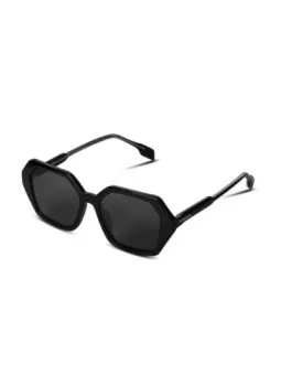LatenzaZero Damen-Sonnenbrille Schwarz UV3 52mm Acetat