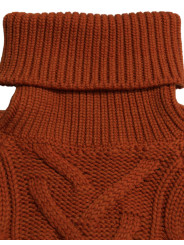 Sweaters Elegant Brown Turtleneck Wool Sweater 3.180,00 € 8057155650088 | Planet-Deluxe