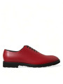 Formal Elegant Red Leather Oxford Dress Shoes 1.920,00 € 8056305203488 | Planet-Deluxe