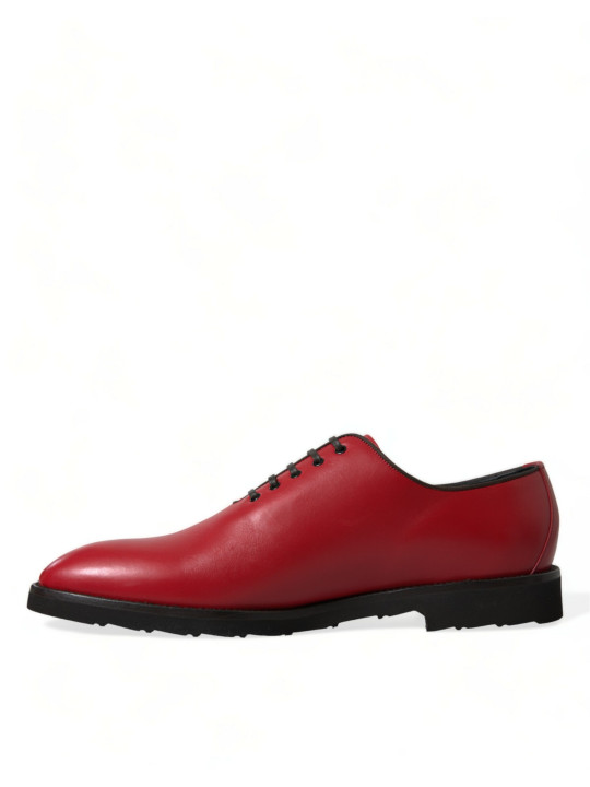 Formal Elegant Red Leather Oxford Dress Shoes 1.920,00 € 8056305203488 | Planet-Deluxe