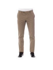 Jeans & Pants Elegant Cotton Trousers in Classic Brown 410,00 € 8057735950508 | Planet-Deluxe