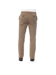 Jeans & Pants Elegant Cotton Trousers in Classic Brown 410,00 € 8057735950508 | Planet-Deluxe