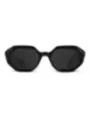 "LatenzaZero Sonnenbrillen im Sale | LatenzaZero Damen Acetat Sonnenbrille Frühjahr/Sommer 53mm Schwarz online kaufen"|Planet-Deluxe