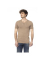 Polo Shirt Elegant Beige Cotton Polo for Men 250,00 € 2000052083608 | Planet-Deluxe