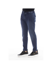 Jeans & Pants Sleek Blue Denim Jeans with Logo Detail 330,00 € 2000052000681 | Planet-Deluxe