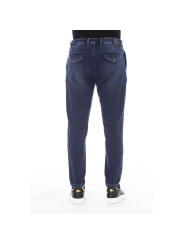 Jeans & Pants Sleek Blue Denim Jeans with Logo Detail 330,00 € 2000052000681 | Planet-Deluxe