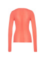 Sweaters Chic Pink Round Neck Sweater with Metallic Detail 360,00 € 8051523341585 | Planet-Deluxe