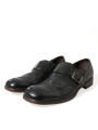 Formal Elegant Black Leather Moccasins Dress Shoes 1.980,00 € 8050442932799 | Planet-Deluxe