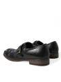 Formal Elegant Black Leather Moccasins Dress Shoes 1.980,00 € 8050442932799 | Planet-Deluxe
