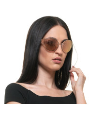 Sunglasses for Women Rose Gold Oval Mirrored Sunglasses 430,00 € 889214092236 | Planet-Deluxe