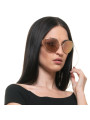 Sunglasses for Women Rose Gold Oval Mirrored Sunglasses 430,00 € 889214092236 | Planet-Deluxe