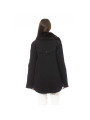 Jackets & Coats Elegant Black Cotton Blend Denim Jacket 1.150,00 € 9000003372907 | Planet-Deluxe