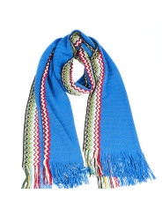 Scarves Elegant Fringed Geometric Fantasy Scarf 130,00 € 9910051205143 | Planet-Deluxe