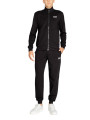 Schwarzer Ea7 Trainingsanzug mit Sneakern