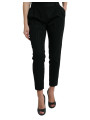 Jeans & Pants Elegant High-Waist Tapered Cropped Pants 2.220,00 € 8052145707155 | Planet-Deluxe