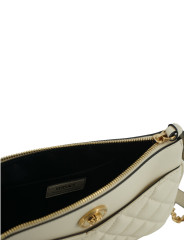 Crossbody Bags Elegant White Lamb Leather Crossbody Pouch 1.050,00 € 8056204983245 | Planet-Deluxe