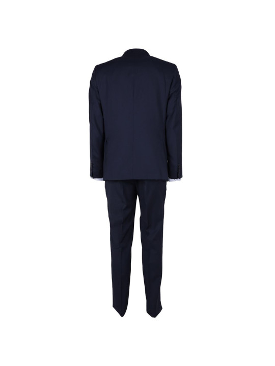 Suits Elegant Navy Blue Virgin Wool Men's Suit 2.500,00 € 8050246668306 | Planet-Deluxe