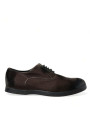 Formal Elegant Brown Velvet Oxford Lace-up Shoes 1.390,00 € 8056454333326 | Planet-Deluxe